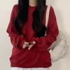 Suéter retro versátil y elegante personalizado para mujer, primavera y otoño, nuevo, blusa holgada de longitud media estilo coreano pequeño.