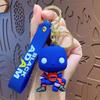 Llavero colgante de dibujos animados Black Adam muñeca de epoxi creativa colgante para llavero de coche bolsa regalo pequeño
