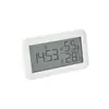 Reloj despertador simple de temperatura y humedad con pantalla grande, reloj de mesita de noche LCD, diseño de reloj más vendido transfronterizo, doble uso para colgar y de pie