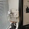 Mochila retro universitaria de moda para mujer 2026 verano nuevo nicho mochila de lunares diaria para estudiante bolsa escolar