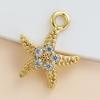 Pendientes pulsera colgante adorno DIY hecho a mano con forma extraña de mariposa de trébol de cuatro hojas con incrustaciones de oro real de 18k y cobre bañado en circonitas
