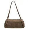 Bolso Boston retro minimalista de moda para mujer, nuevo modelo invierno 2025, bolso de hombro de color sólido de lujo ligero de alta gama