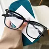 Nuevas Gafas Ópticas Graduadas Marco Grande Negro Arena Literarias Unisex Marco Negro Delgado Adelgazantes Sin Maquillaje Gafas Graduadas