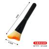 Cepillo para quitar el polvo de los huecos del interior del coche, cepillo de maquillaje de belleza de vellón corto para el interior del coche, cepillo de limpieza para salidas de aire acondicionado