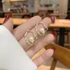 Brincos de Pérola Estilo Barroco Francês Retrô para Mulheres 2023 Novo Estilo Tendência Brincos em Estilo Tendência Brincos Assimétricos