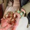 Pulsera elástica de acrílico geométrico irregular vintage nueva con un diseño de nicho, joyería de moda trendy para mujer