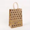 120g Papel Kraft dorado para ropa, bolso de mano, artículo en stock, regalo general, compras, bolsa de papel Kraft, empaque para llevar