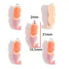 Acessórios Criativos de Resina Mini Figura de Natação Cola de Creme Acessórios para Capa de Celular DIY Pingente de Chaveiro W592