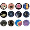Broche Desenho Gato Lua e Estrela, Broche Fofo Estilo Japonês, Acessório Criativo para Bolsa, Alfinete, Pequeno Presente