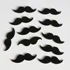 Tarjeta de inserción para pastel de barba negra de doble cara Día del Padre Decoración de pastel de cumpleaños para hombres Inserción de tarjeta de barba pequeña 12 piezas