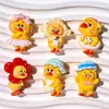 Pato Resentido Desenho Animado Feio-Fofo Acessórios de Resina Cola de Creme DIY Adesivos para Capa de Celular Acessórios de Cabelo Infantis Ímãs de Geladeira Decoração