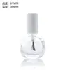 Fábrica de Origen Venta al por Mayor Botella Transparente de Vidrio para Esmalte de Uñas Botella Vacía de Cosméticos con Pincel Botella de Vidrio Botella de Muestra para Esmalte de Uñas