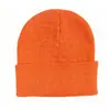 Gorro Postparto Estilo Coreano, Color Sólido, Estilo Europeo y Americano, Gorro de Punto Cálido para Otoño e Invierno, A Prueba de Frío, A Prueba de Viento, Gorro con Puño Personalizado, Venta al por Mayor