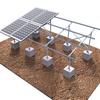 Sistema de suporte de liga de alumínio fotovoltaico de píer de cimento Suporte solar anodizado