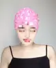 Gorro de natación para mujer adulto, color liso, natación, lindo, para circunferencia de cabeza grande, negro, para hombre y mujer, tela para adulto