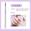 Caneta para Nail Art de Fábrica Atacado Prata Conjunto de Canetas de Escultura de Cristal Caneta Caneta de Cristal Ferramentas para Nail Art Pincel para Nail Art