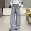 Macacão Infantil Primavera Outono 2026 Novo Perna Reta Médio Grande Infantil Perna Larga Casual Calça Esportiva Solta Esportiva Calça de Perna Larga
