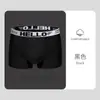 Jóvenes HELLO Cinturilla de Bloques de Color con Letras Calzoncillos Bóxer Amigables con la Piel para Hombre Cintura Media Cómodos Transpirables Entrepierna Pantalones de Cuatro Esquinas