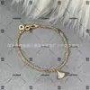 Pulsera de Doble Capa Pequeña con Forma de Falda, Plata de Ley 925, de Alta Gama, con Forma de Abanico, Completamente Incrustada con Diamantes, Ágata Roja, Nácar Blanco Natural, Oro Rosa de 18 Quilates
