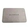 Alfombrillas de suelo tejidas personalizadas Cáñamo de burbuja Cáñamo Sali Alfombrillas de suelo de imitación de lino para el hogar Alfombrillas absorbentes Base de goma Alfombrillas de suelo antideslizantes