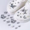 Acessórios Crocs Fivelas Decorativas DIY para Sapatos Femininos Flor de Sapato Zhibixing Conjunto de Acessórios para Sapatos Fivela Flor de Sapato Popular de Alta Qualidade