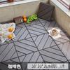 Fábrica de piso de madeira de plástico direto anti-corrosão jardim ao ar livre emenda impermeável varanda exterior varanda de madeira espessamento de piso plástico
