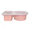 Suministros de Cocina Transfronterizos de Amazon Caja de Salsa de Silicona con Tapa Caja de Salsa Caja de Condimentos de Silicona Caja para Snacks y Dips