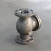 Válvula de retención de bola de baja resistencia HQ45X-16, Tipo de bola rodante con brida, Válvula de retención no abrasiva para bomba de agua para prevenir el reflujo