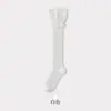 Calcetines de encaje de malla hasta la pantorrilla con puntera sin costuras, calcetines superpuestos, calcetines largos para botas, calcetines de algodón transpirables y absorbentes de sudor para mujer, adecuados para primavera y verano