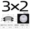 Ranura Ensanchada Tipo Elevado Silicona Doble Cara Bobina Protectora de Cable Salida de Cable Anillo de Goma Silicona Anillo Protector de Cable Resistente a Altas y Bajas Temperaturas Anillo de Sellado