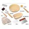 Molde Redondo de Rattan Indonésio Molde para Bolo Cesta de Fermentação para Pão Caseiro Conjunto de Ferramentas para Assar Transfronteiriças