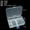 Caja de Plástico PP Compartimentada con 10, 15 o 24 Compartimentos, Caja de Almacenamiento de Escritorio para Joyería, Piezas de Ferretería, Equipo de Pesca y Caja de Empaque para Manualidades de Frijoles