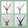 Manecillas luminosas negras y doradas para punto de cruz DIY, manecillas de reloj de metal, reloj de cuarzo hecho a mano, accesorios para reloj de pared