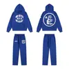 Sudadera con Estampado de Letras Hellstar Hellstar Conjunto de Pantalones Casuales Holgados para Hombre
