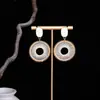 Atrapasueños Redondos Huecos Hechos a Mano Pendientes Estilo Étnico Retro Bohemio Pendientes de Moda para Mujer