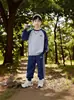 Sudadera Deportiva Casual para Niños Otoño Nuevo 2026 Conjunto de Dos Piezas Primavera y Otoño para Niños Mayores, Holgado y Moderno