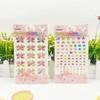 Álbum de fotos de acrílico de una sola serie con dibujos animados para niños, pegatinas tridimensionales de diamantes para teléfono móvil, manualidades creativas