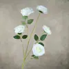Buquê artificial de rosa bolha com múltiplas cabeças, materiais florais para casamento, flores artificiais, arranjos florais decorativos, decoração de casa, atacado de comércio exterior