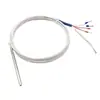 Sensor de temperatura pt100 resistência térmica de platina resistente à corrosão medição de temperatura ácido-base sonda para tanque ácido-base