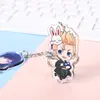Llavero Acrílico 2D Personalizado Transparente Dibujos Animados DIY Colgante para Llaves Mercancía de Celebridades Colgante Personalizado para Bolsa