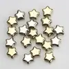 Novo pingente de estrela de cinco pontas mágica com furo de 8 mm, contas de vidro de cristal, acessórios para joias artesanais DIY, atacado