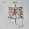 Gancho Estilo Mediterráneo Abrigo Capucha Gancho de Hierro Forjado Colgador de Pared Colgador de Puerta Gancho para Ropa Pared Decoraciones para el Hogar