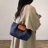 Bolsas de Dragón Simples Transfronterizas Bolsa de Tela Correa Larga al Hombro Puntadas de Aniversario Bolso Tote de Nicho Bolso de Hombro Portátil Versátil