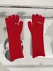 Corea del Sur yegg nicho guantes de punto para mujer con lazo de cuentas pantalla táctil dedos descubiertos cálidos