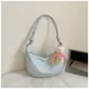 Bolsa de Mão Estilo Coreano de Luxo para Mulheres 2026 Novo Modelo Simples Versátil Bolsa Transversal Casual Nicho Bolsinha de Ombro para o Dia a Dia