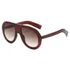 Nuevas Gafas de Sol Ojo de Sapo de Montura Grande, Gafas de Sol Personalizadas, Gafas Retro Europeas y Americanas, Anti-UV, Gafas de Sol de Moda de Alta Gama para Mujer