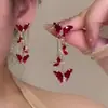 Pendientes de Flor Coloridos Súper Hada de Principios de Primavera, Elegantes y con Estilo, Diseño Fresco y de Nicho, Pendientes Únicos Elegantes y de Moda