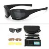 Óculos táticos polarizados X7 transfronteiriços, conjunto de múltiplas lentes, óculos para esportes ao ar livre, à prova de vento e areia, óculos para tiro e à prova de balas