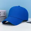 Novo Chapéu Publicitário de Viagem de Algodão Puro Estilo Igual para Homens e Mulheres Chapéu de Beisebol de Cor Pura Chapéu com Aba de Seis Painéis Pode Ser Impresso com Logo
