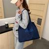2024 Estilo Coreano Nuevas Letras Bolso Celebridad de Internet Bolso de Hombro de Nailon de Gran Capacidad para Mujer Casual Combinable Bolso Tote de Mano